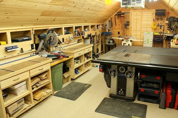 Setting Up A Small Woodworking Shop In A Garage Layout Plans